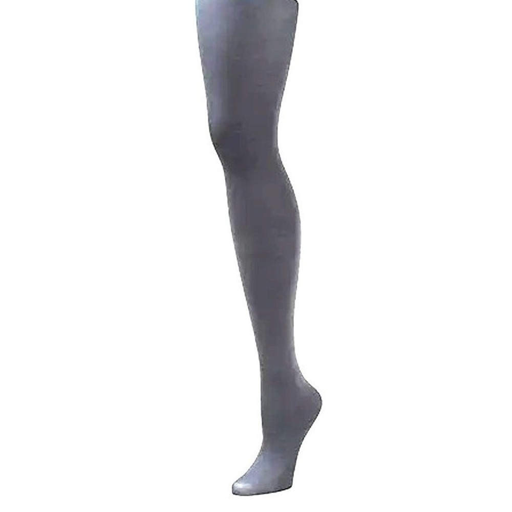 Gray Sheer to Waist Tights MEDIUM B.ella 70 Denier Microfiber Fall Satin New M